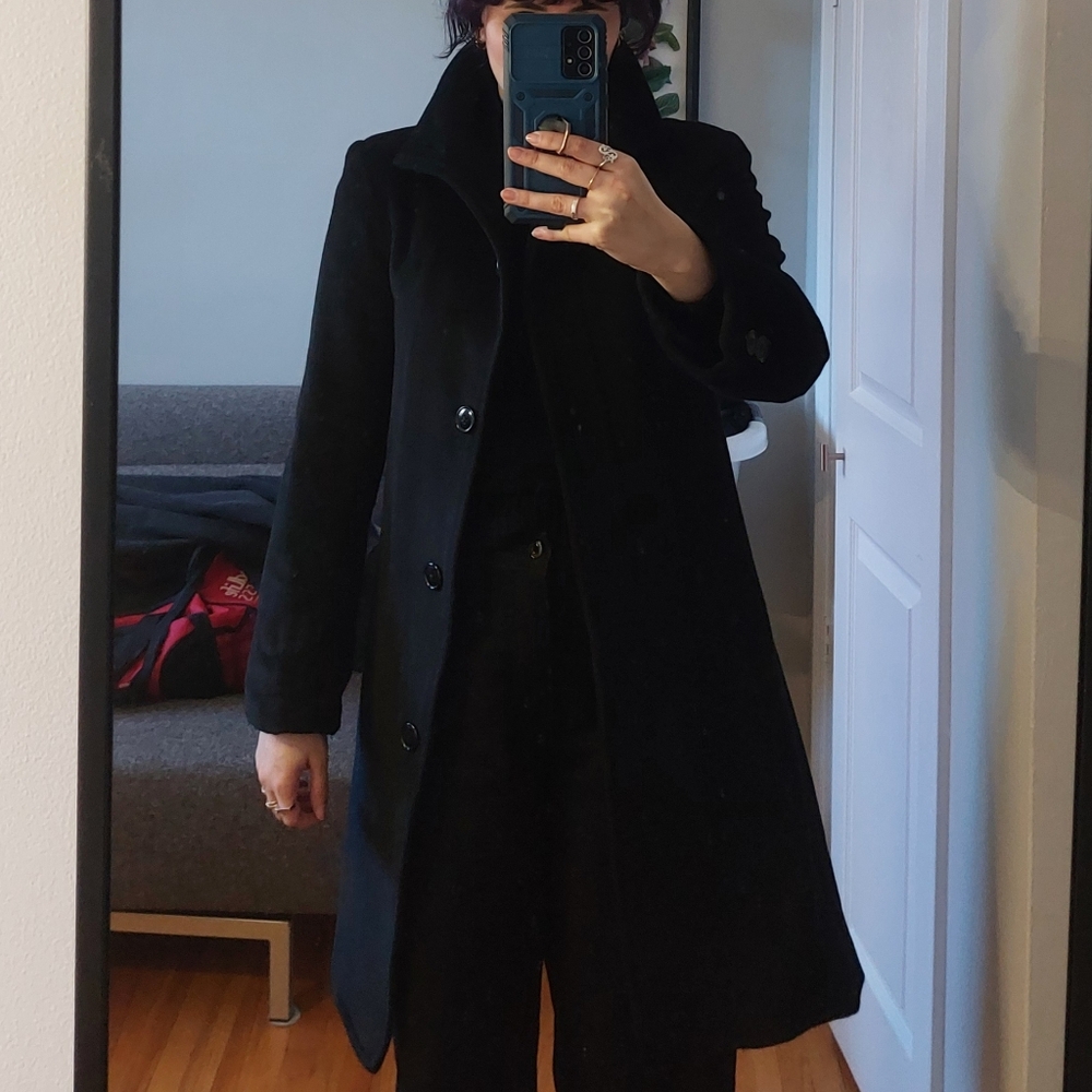 Elegant Black Women's Coat